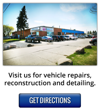 Visit us for vehicle repairs, reconstruction and detailing. | Get Directions
